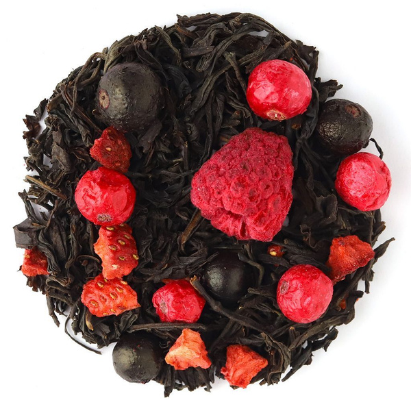 Черный чай Садовые ягоды (Премиум, Индийский чай, Чай со смородиной ...