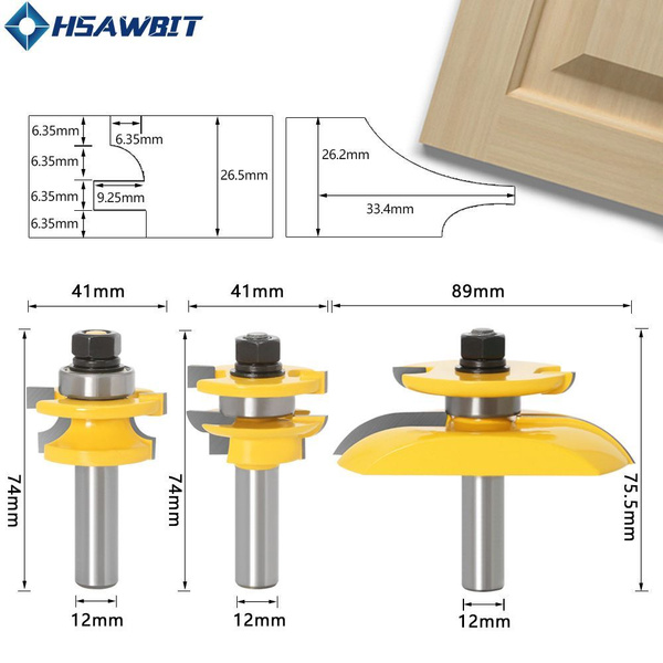 Комплект фрез для мебельной обвязки