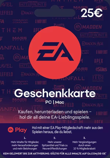 EA Gift Card €25 купить на OZON по низкой цене (1172811576)