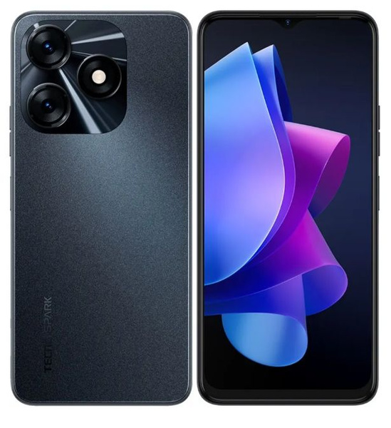 Смартфон Tecno Spark 10 черный 128 ГБ - купить по выгодной цене в ...
