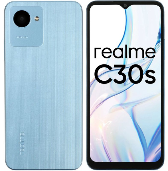 Смартфон realme C30S 64 ГБ (6053071) голубой - купить по выгодной цене ...