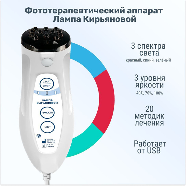 Физио аппарат НЕВОТОН Лампа Кирьяновой для светотерапии и фототерапии ...