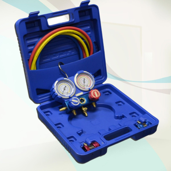 Манометрический коллектор VALUE VMG-2-R134A со шлангами в комплекте с ...