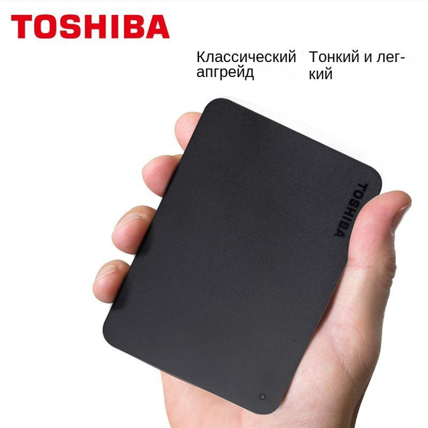Toshiba 4 ТБ Внешний жесткий диск A3 Type-C-46898 (A3 Type-C), черный ...