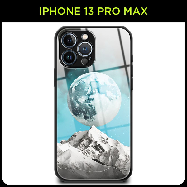 Стеклянный чехол на Apple iPhone 13 Pro Max / Айфон 13 Pro Max с ...