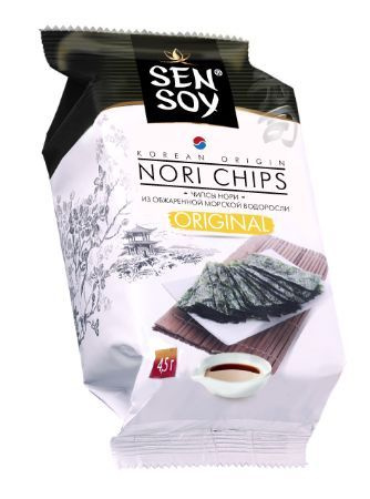 Чипсы Нори Sen Soy "Original" из морской капусты, 4,5г - купить с ...