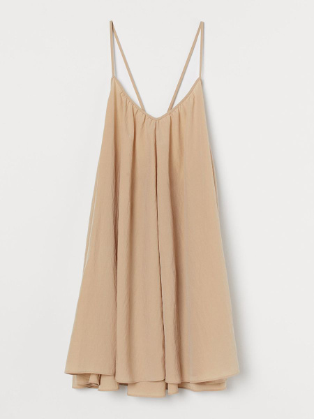 Сарафан H&M, цвет: beige (бежевый). 899351_002. Размер S (42), Женский ...