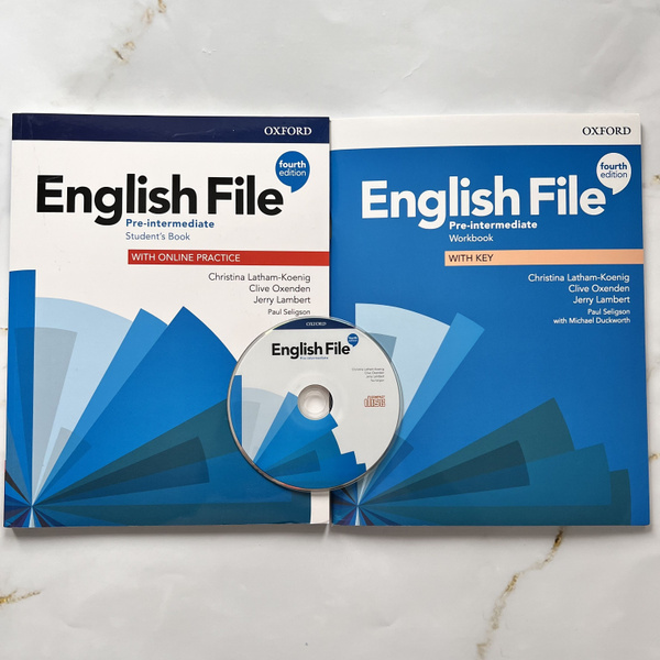 English File Pre-intermediate 4th edition (Учебник + Рабочая Тетрадь ...