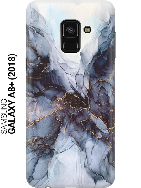 Cиликоновый чехол на Samsung Galaxy A8+ (2018) / Самсунг А8 Плюс 2018 с ...