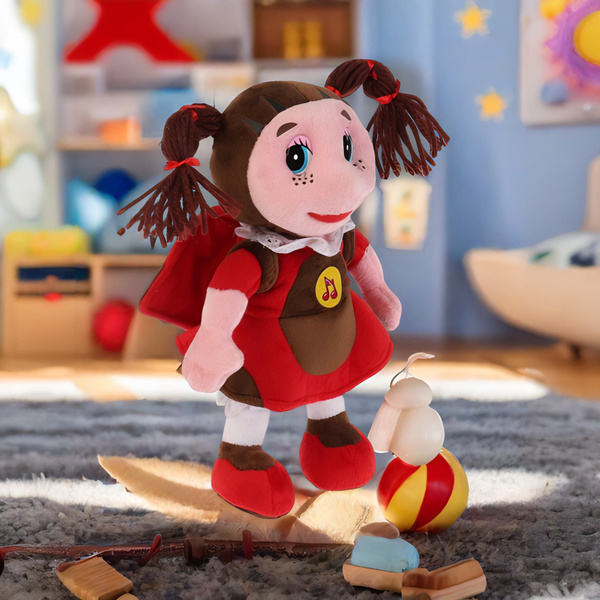 Мягкая игрушка музыкальная божья коровка Мила Мульти-Пульти маленькая ...