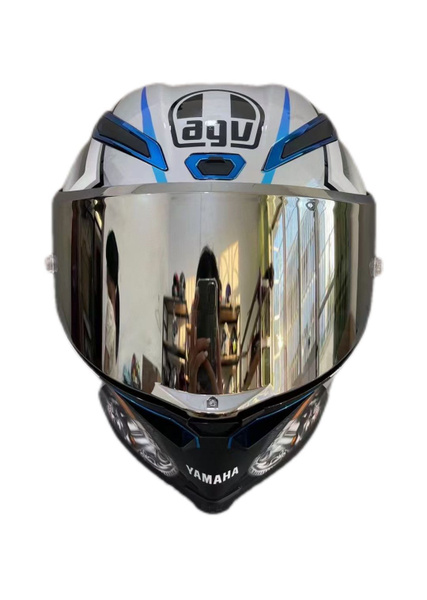 Мотошлем AGV avg pista PISTA E2206 серебристый - купить с доставкой по ...