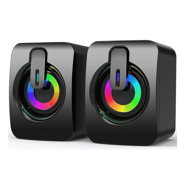USB проводной RGB мини-сабвуфер настольный маленький аудио купить на ...