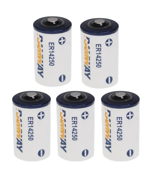 Ramway Батарейка 14250, LiCoO2 тип, 3,6 В, 5 шт - купить с доставкой по ...