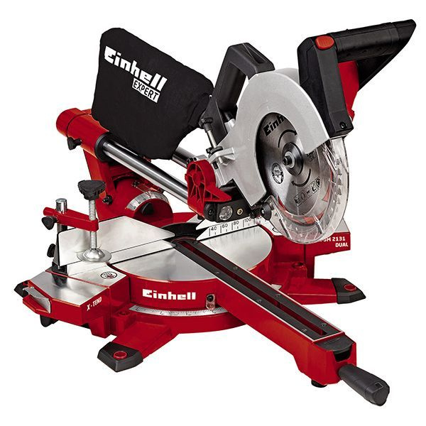 Торцовочная пила Einhell TE-SM 2131 Dual (1600 Вт, 210 мм, протяжка ...