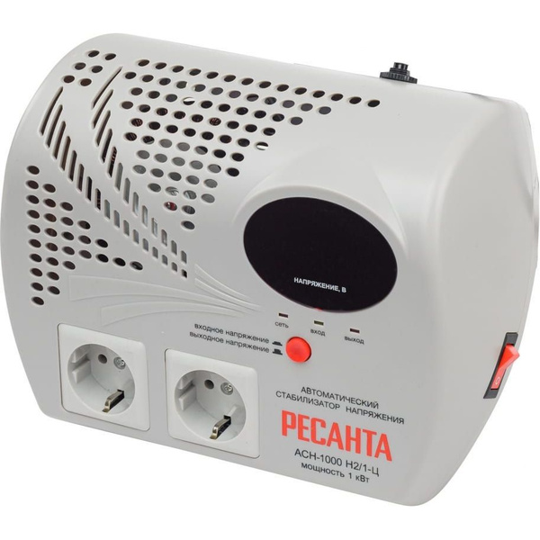 РЕСАНТА ACH-1000Н2/1-Ц Стабилизатор напряжения, настенный, однофазный ...