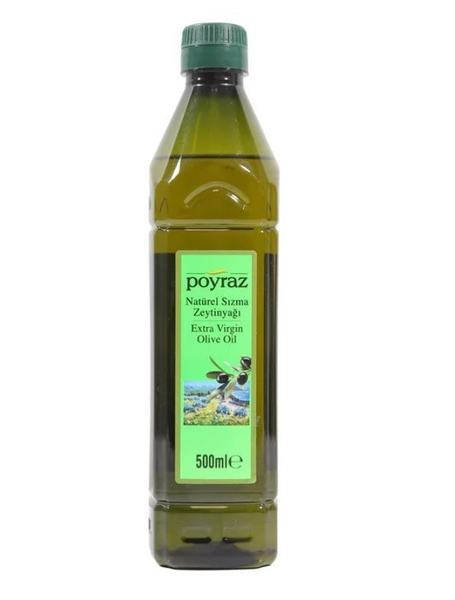 Турецкое масло оливковое Poyraz Extra Virgin Olive. 500 мл ПЭТ - купить ...