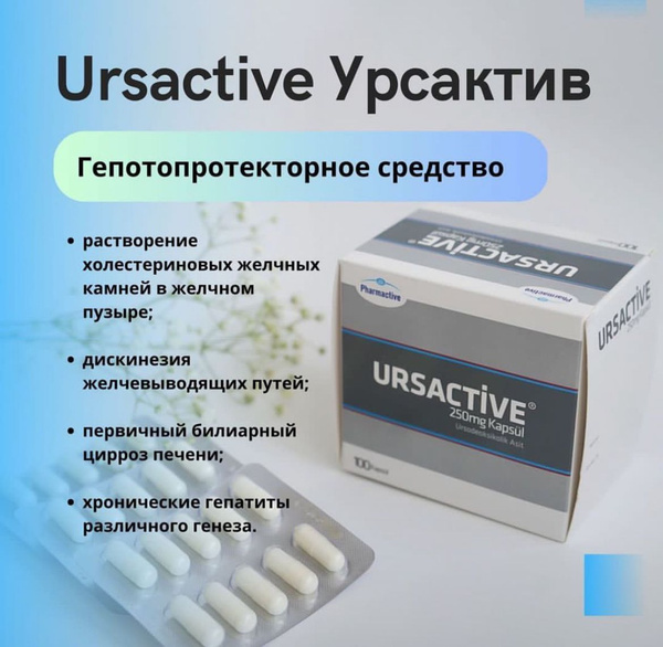 Урсактив URSACTIVE PHARMACTIVE 100 КАПСУЛ - купить с доставкой по ...