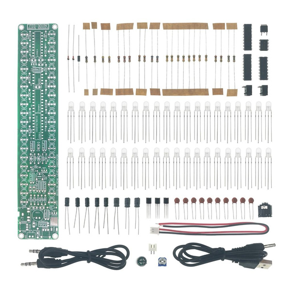 Светодиодный индикатор уровня звука DIY Kit Электронный анализатор ...