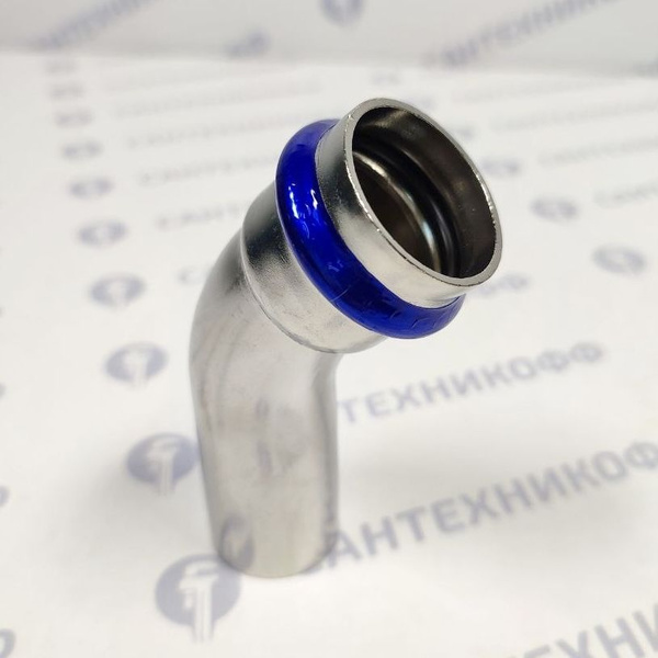 Пресс уголок VIEIR 45 градусов 28Ax28 однораструбный из нержавеющей ...