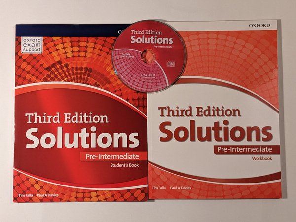Solutions Third Edition Pre-Intermediate Student's Book and Workbook ...