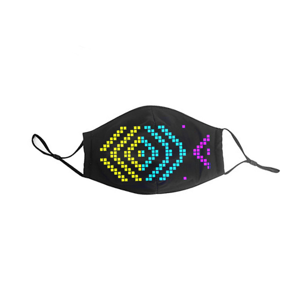 Маска для лица Magic Mask с большим экраном, беспроводное приложение BT ...