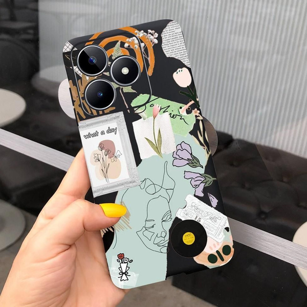 Для чехла Realme C51, модный милый мультяшный роскошный чехол для ...