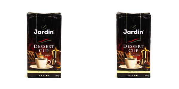 Jardin Кофе молотый dessert cup, 250 г., 2 уп. - купить с доставкой по ...