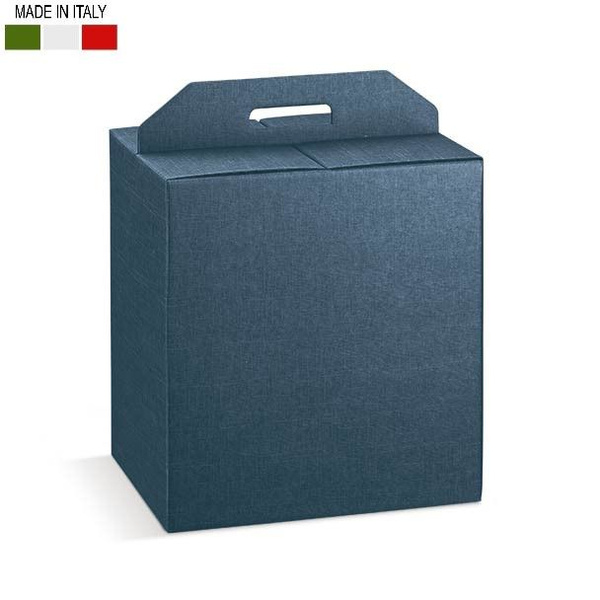 Коробка подарочная синяя Juta blu, (ДхШхВ) 28 х 20 х 35 см. Италия ...
