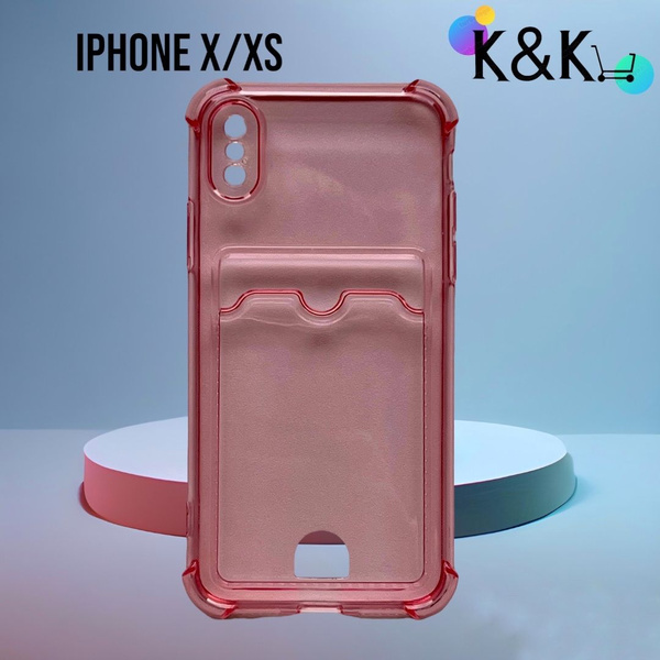 Прозрачный противоударный чехол для iPhone X/XS (Айфон Икс/Икс Эс) с ...