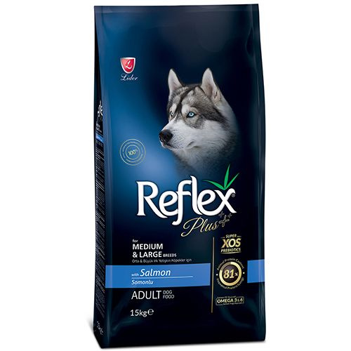 Reflex Plus Medium Large Breed Adult Salmon / Сухой корм Рефлекс Плюс ...