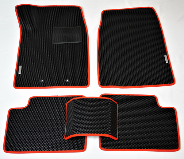 Tapis De Sol Velours Noir Pour Volvo XC90 (2002-2015) - 4 Pièces, Antidérapants, Neufs