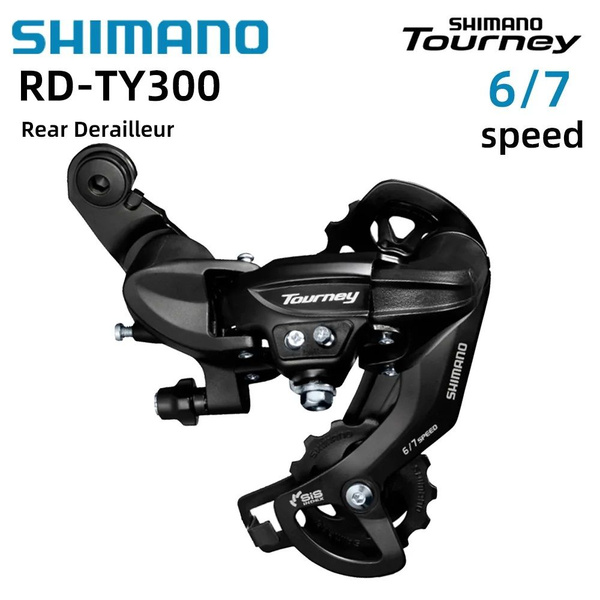 Задний переключатель Shimano Tourney RD-TY300 SGS, болт, 6-7 ск ...