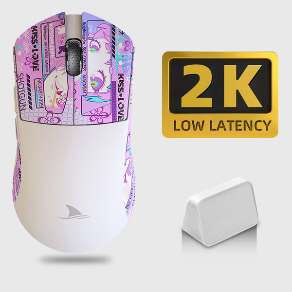 Характеристики Darmoshark Мышь беспроводная M3-2K, белый, пурпурный ...