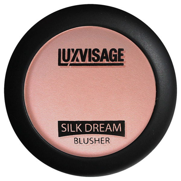 LuxVisage Румяна для лица Silk Dream шелковистые, тон 02 персик ...