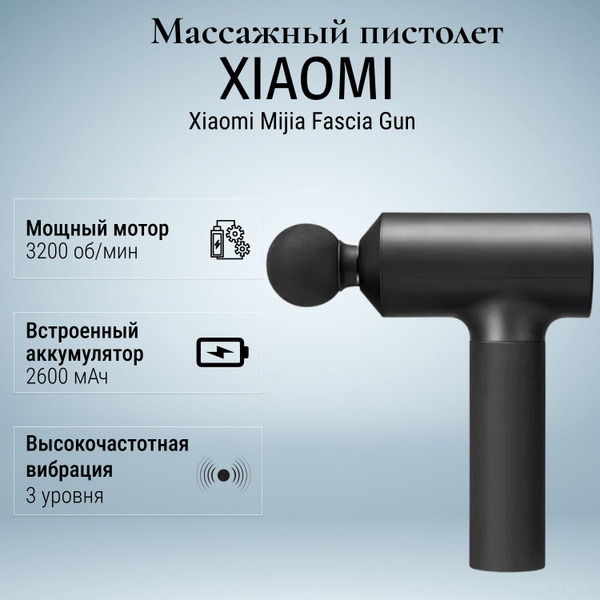 Массажер Xiaomi Mijia Fascia Gun (MJJMQ01-ZJ) - купить с доставкой по ...