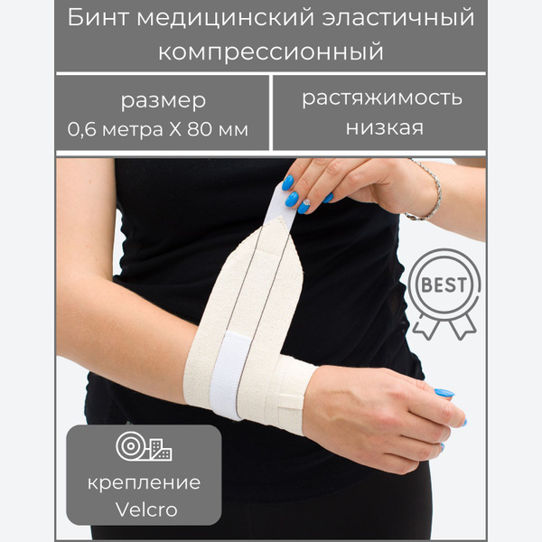 Эластичный бинт Бинт "BEST" низкая растяжимость - купить с доставкой по ...