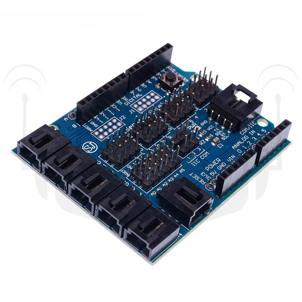 Плата расширения Arduino Sensor Shield V40 купить с доставкой по выгодным ценам в интернет 2253