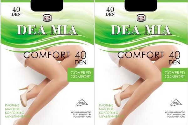 Колготки Dea Mia Черный, 40 den, 1 шт - купить с доставкой по выгодным ...