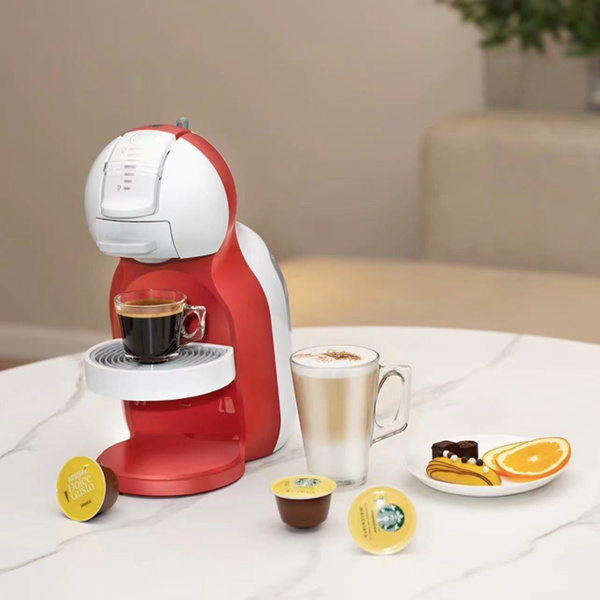 Капсульная кофемашина Nescafe Dolce Gusto MINI ME, красный, белый ...