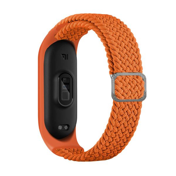 Эластичный тканевый ремешок для Xiaomi Mi Band 8 (Ксиоми Ми Бэнд 8) с ...