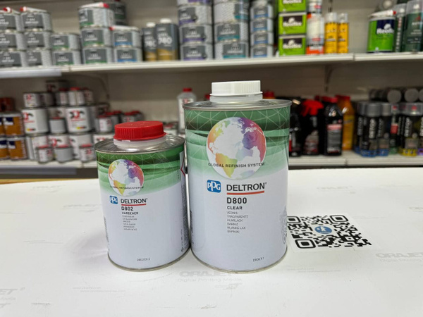 Лак PPG Deltron D800 1л + 802 0.5л купить на OZON по низкой цене в ...