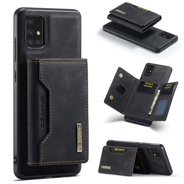DG.MING Mагнитный кожаный чехол для Samsung Galaxy A71 4G / Самсунг A71 ...