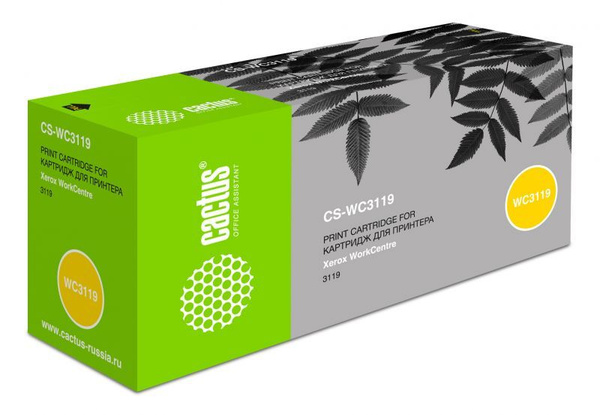 Расходник для печати Cactus Картридж BLACK /WC3119 3K CS-WC3119, Черный ...