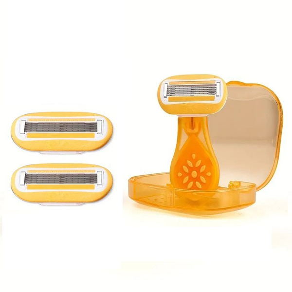 Портативная женская бритвенная система GoodMax Fairy mini бритва с 3 ...