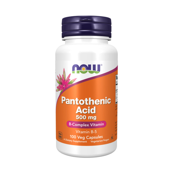 Пантотеновая Кислота, NOW Pantothenic Acid 500 мг - 100 капсул (капс ...