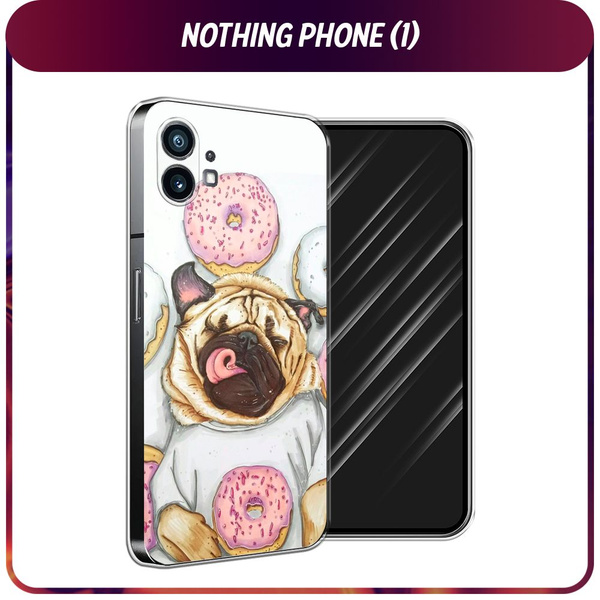 Силиконовый чехол на Nothing Phone (1) / Нотинг Фон (1) "Счастливый ...