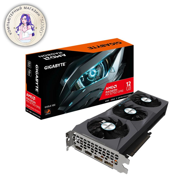 Видеокарта Radeon RX 6750 XT, 12 ГБ GDDR6 - купить по низким ценам в ...