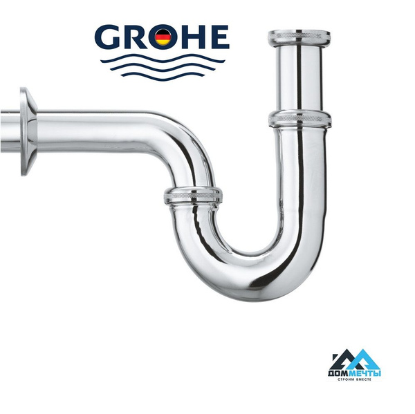 Сифон для раковины GROHE универсальный, 28947000 - купить по выгодной ...