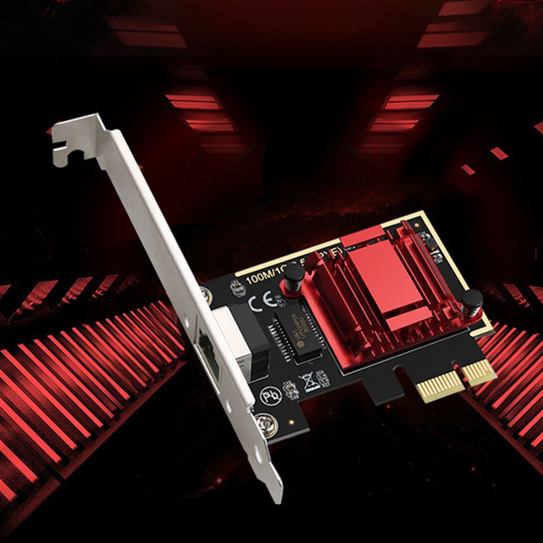 Характеристики Сетевая карта Сетевой адаптер PCIe 2,5G RTL8125B RJ45 ...