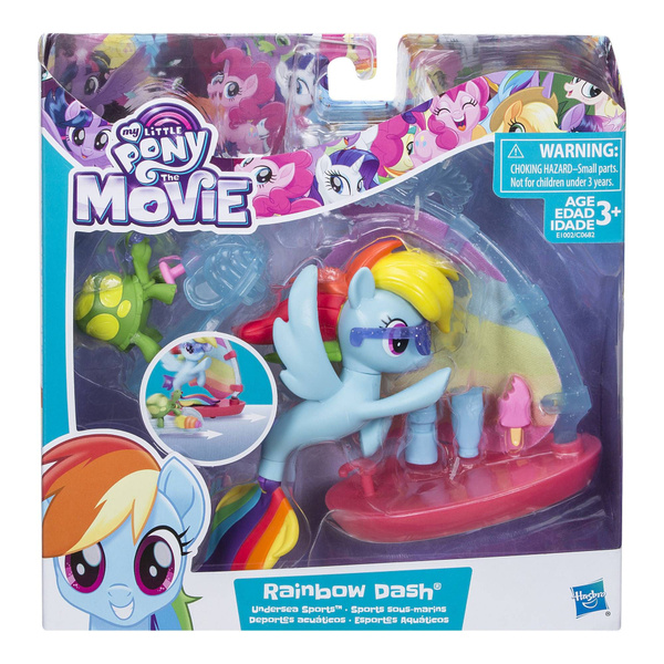 Игровой набор Русалка Радуга Дэш и черепаха Тэнк (Seapony-Rainbow Dash ...